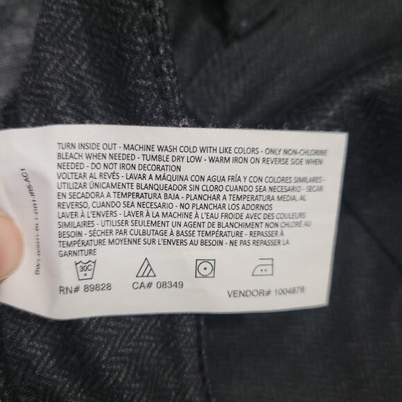 Gloria Vanderbilt Slim Fit stretch pants women's sz 20W gray herringbone comfort - Picture 7 of 11